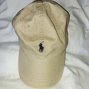 Polo Ralph Lauren Tan Baseball Hat Cap
